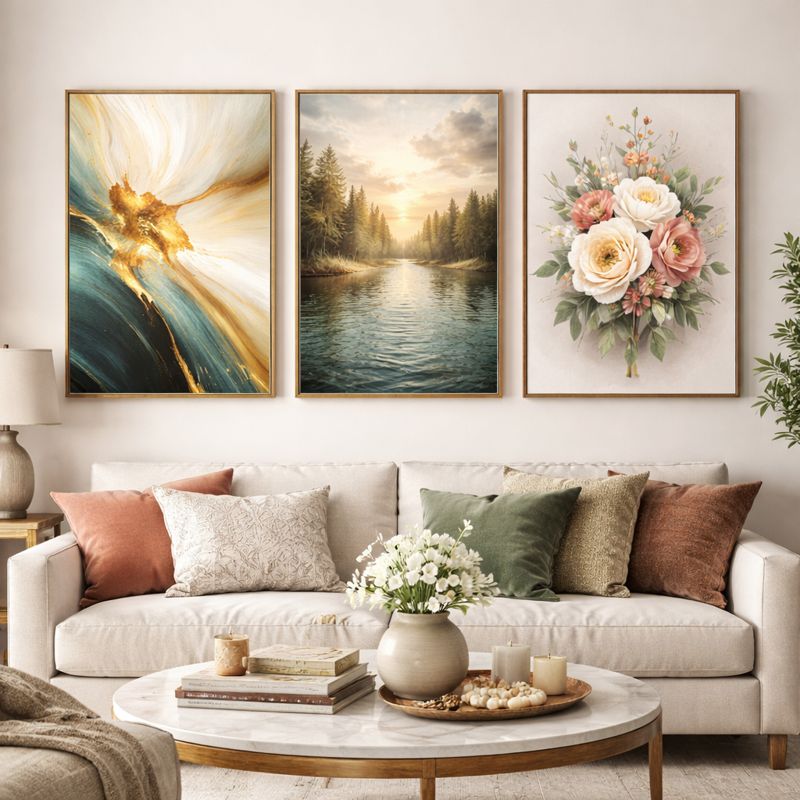 Sanatsal Ev Dekorasyon Tabloları Üretimi ve Satışı